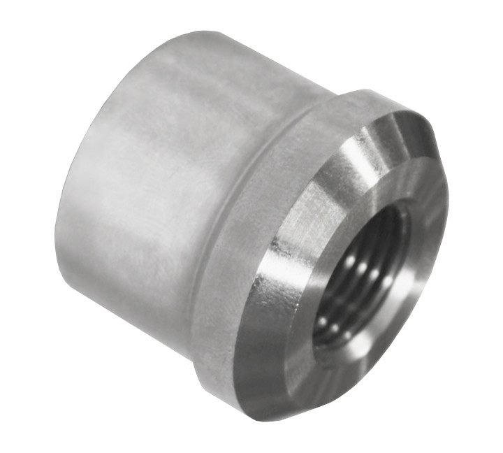 3/4-16 RH x 1-3/8 in. .095 in. Tube Adapter, 4130, Short Style