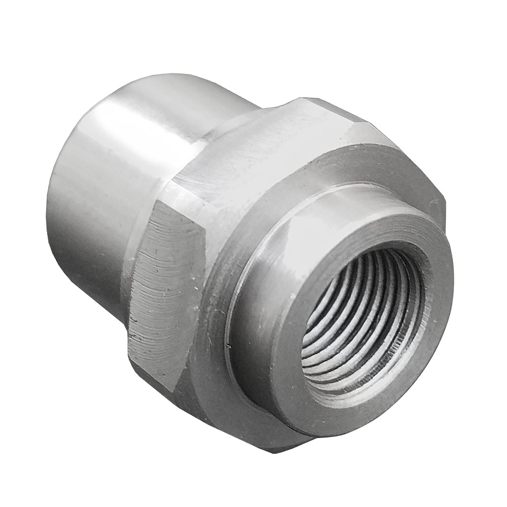 3/8-24 LH x 3/4 in. .058 in. Tube Adapter, 4130, Hex Style