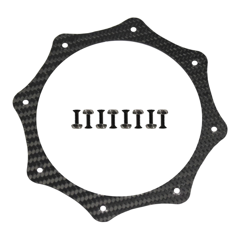 4-1/2 in. Carbon Fiber Body Exhaust Ring Kit | Quarter-Max