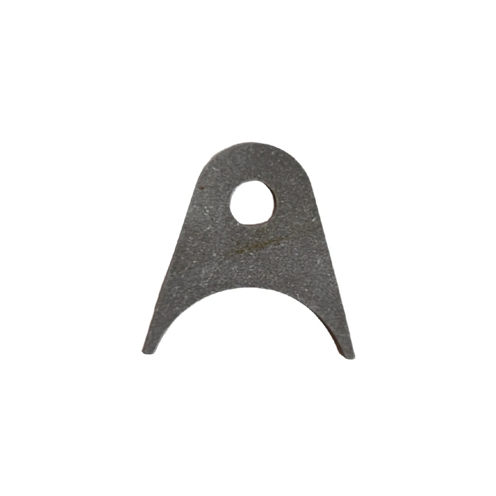 Radius Tab, 4130, Fits 1-5/8 in. Tube, 3/8 in. Hole, 1/8 in. Thick