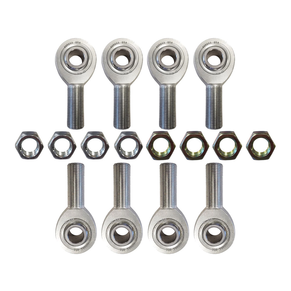 Aurora Bearing 5/8 in. Bore x 3/4-16 Thread 4130 Rod End Kit
