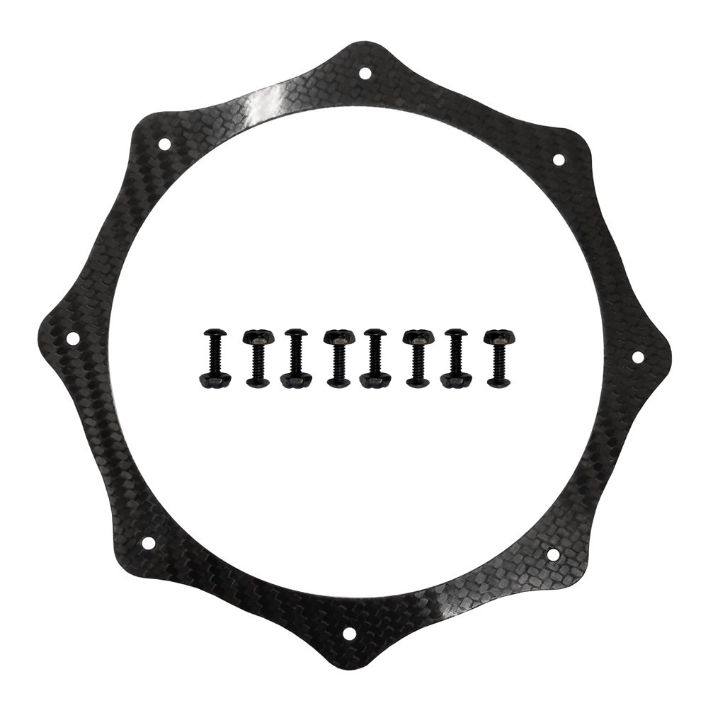 QM 5-1/2 in. Carbon Fiber Body Exhaust Ring Kit (QM-219422
