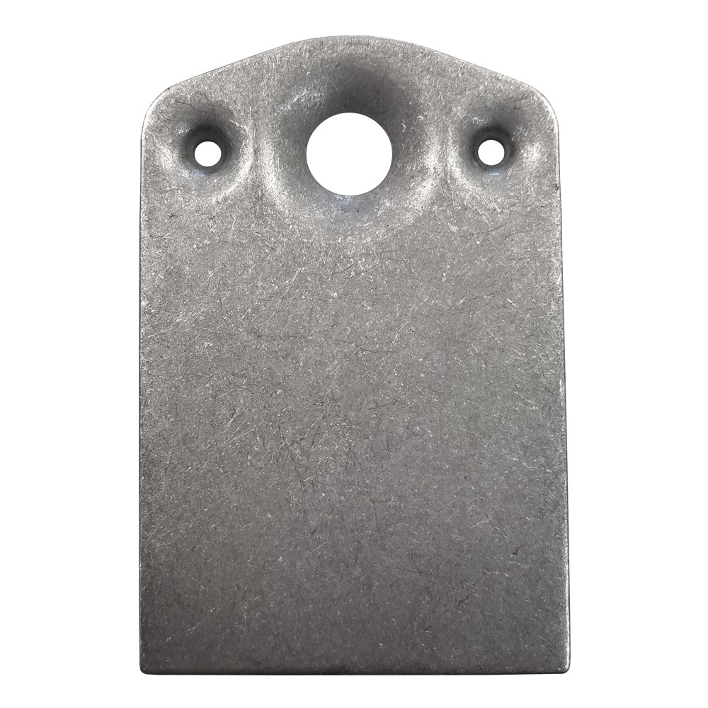 7/16 in. Quarter Turn Fastener Plate, Mild Steel