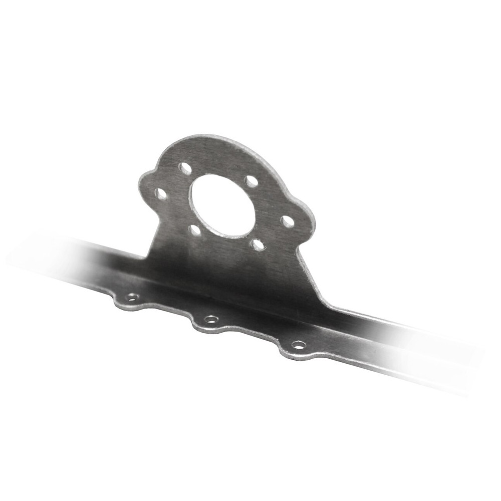 7/16 in. Quarter Turn Fastener Rail, Aluminum, 72 in.