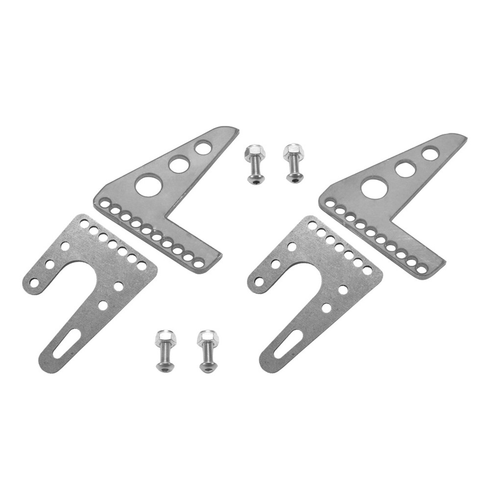 Quarter-Max Adjustable Front End Fork Mount Kit - Raw Brackets