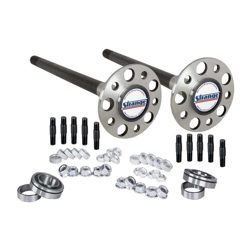 Strange Engineering P1013 35 Spline Gun Drilled Axles, Bearings, & 5/8" Stud Kit