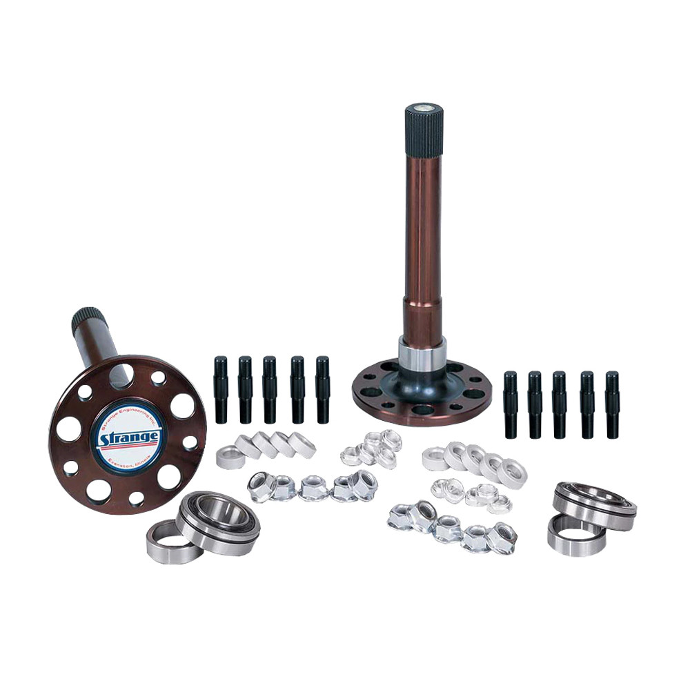 Strange Engineering P1014 40 Spline Gun Drilled Axles, Bearings, & 5/8" Stud Kit