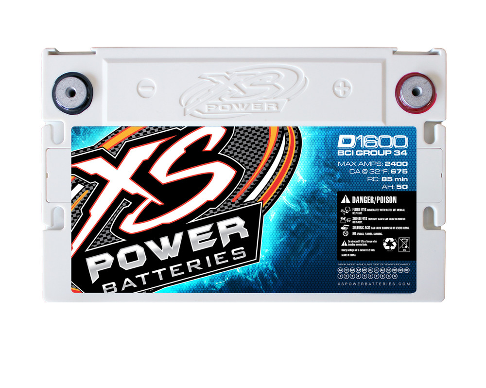 XS Power D1600 16V Battery | Quarter-Max