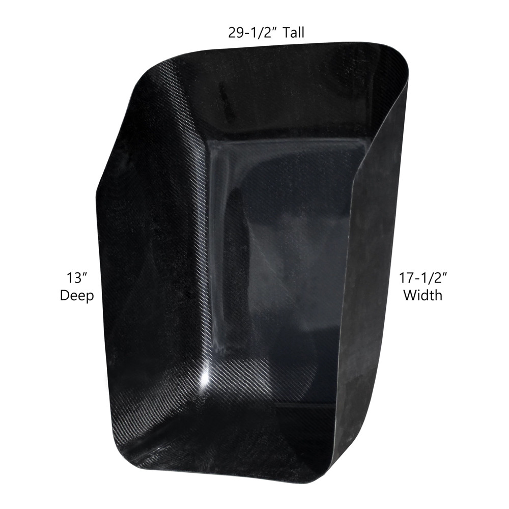 Quarter-Max Dragster Style Seat, Carbon Fiber