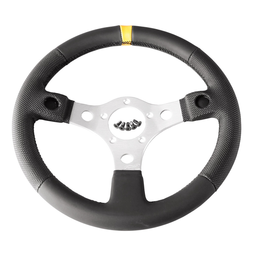 13 in. Grant Performance GT Steering Wheel with Yellow Stripe
