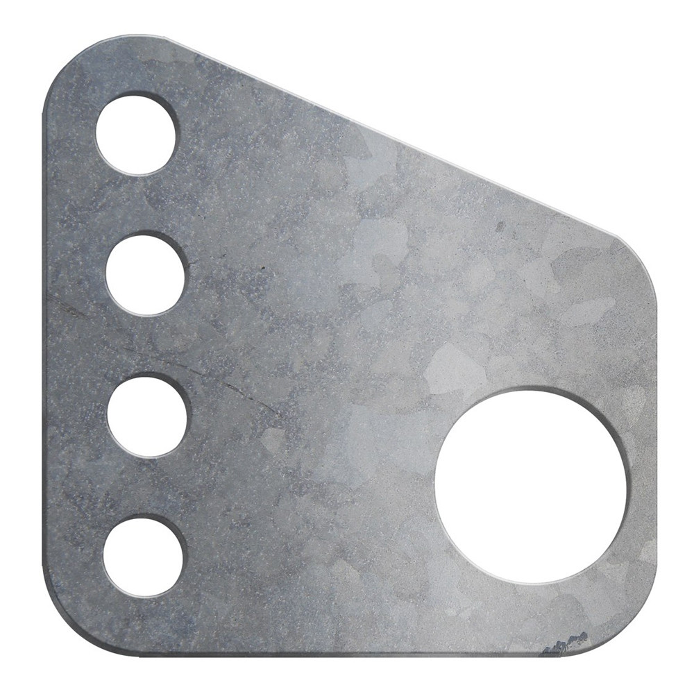 Quarter-Max Ladder Bar Front Crossmember Bracket for 1-5/8" Round Tube, 4 Hole