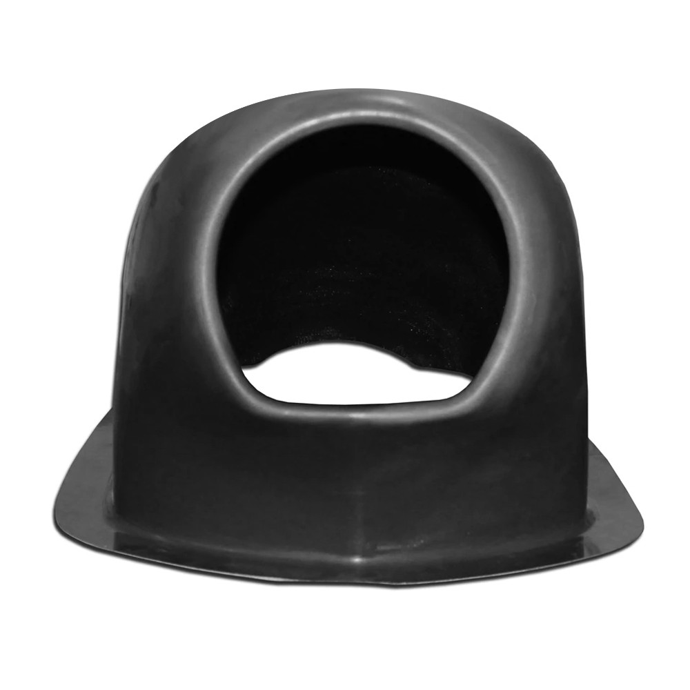 211911 QM Mach 5 Low Back Carbon Fiber/Fiberglass Hood Scoop