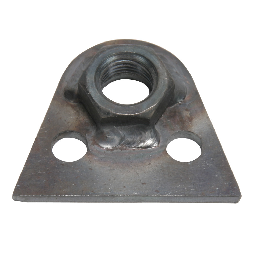 Quarter-Max 219107 Weight Bar Tab, Short, 4130, Welded 1/2-20 Thread Nut