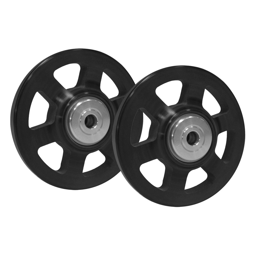219707-4 - Slim-Line Wheelie Bar Wheels, 6-Spoke, 1-1/4" Hub Width