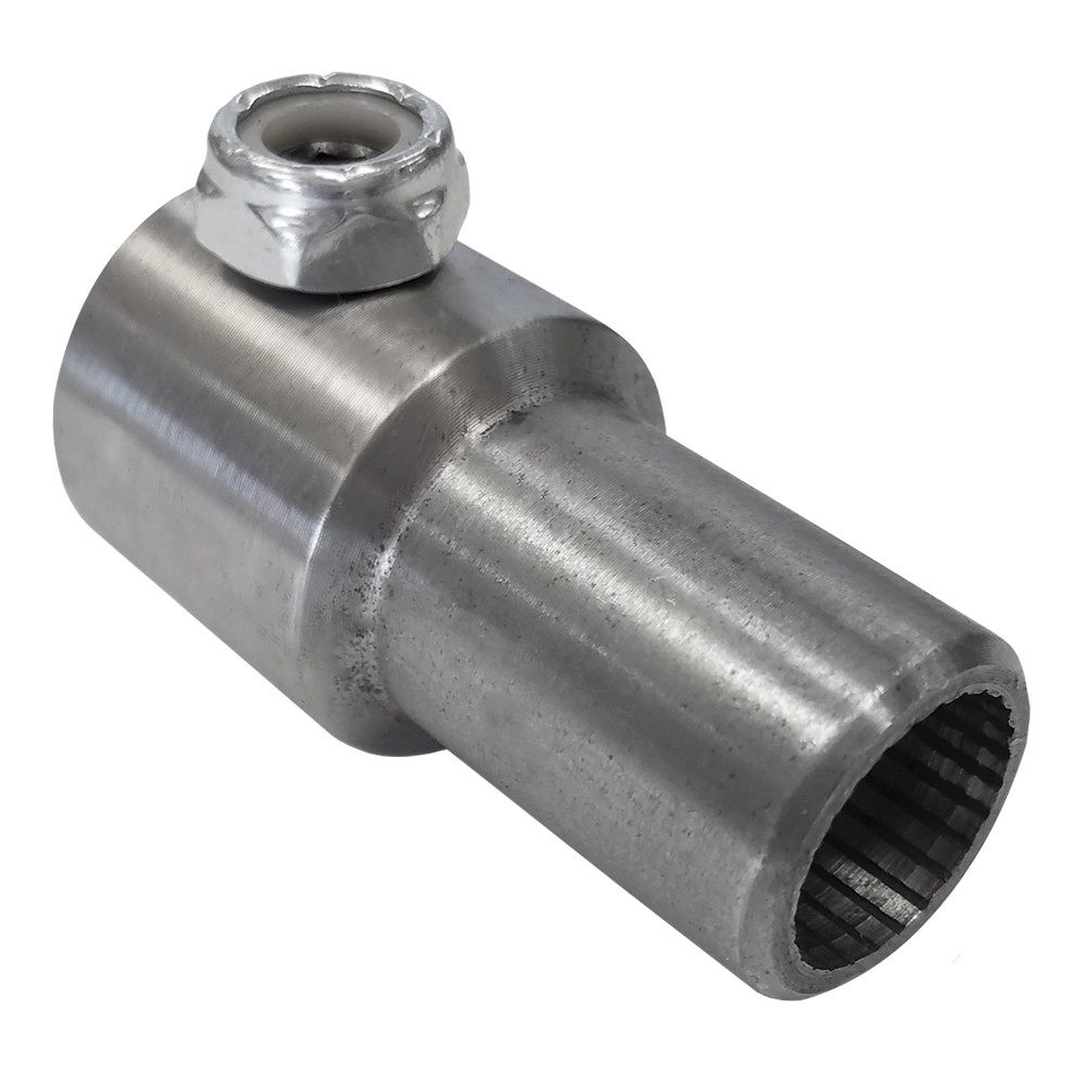 Steering Rack Adapter, 26 Spline, Male to 7/8" Tube