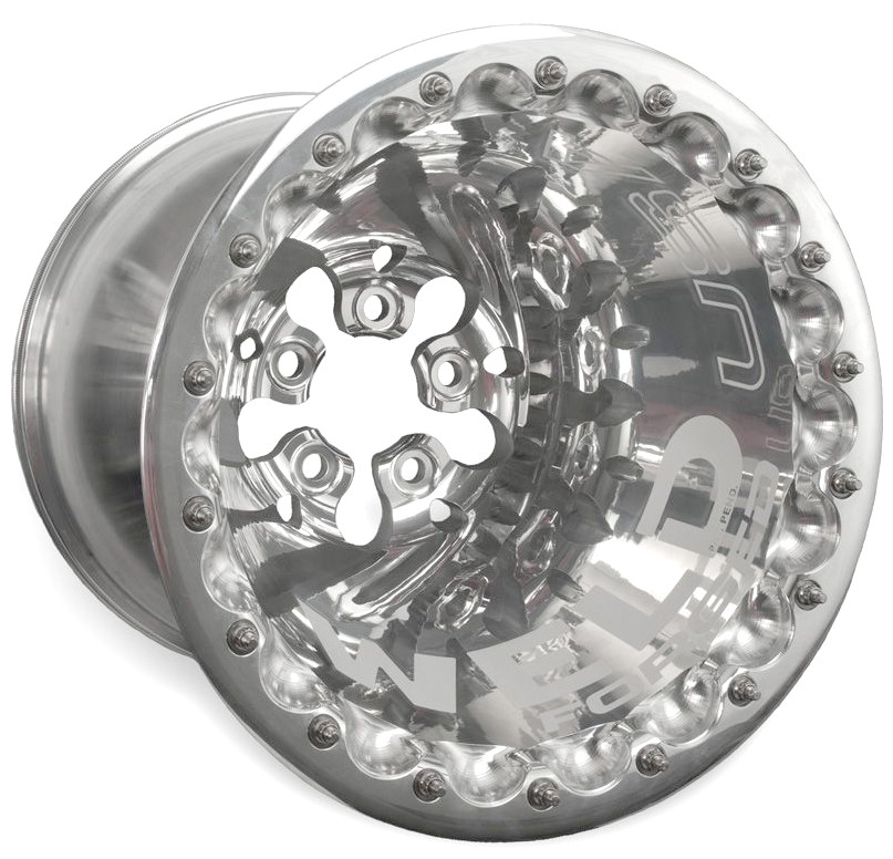 Weld Racing Delta-1 PS1 Pro Stock, 16 in. x 16 in., 5 in. x 4.75 in., 4 in. BS, Polished