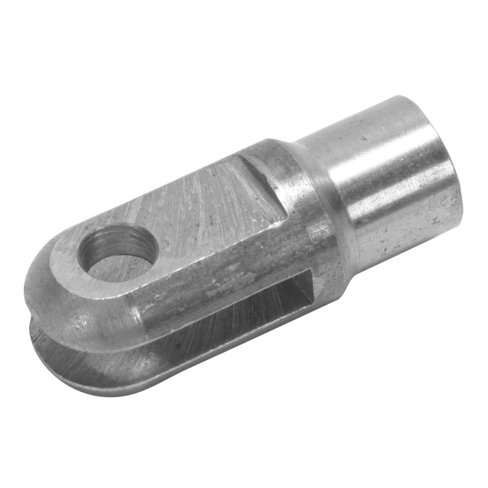 Quarter-Max 218105 Slot Clevis, Fits 3/4 in. OD x .058 in. W Tube, .1875 in. Slot, .375 in. Hole, 4130