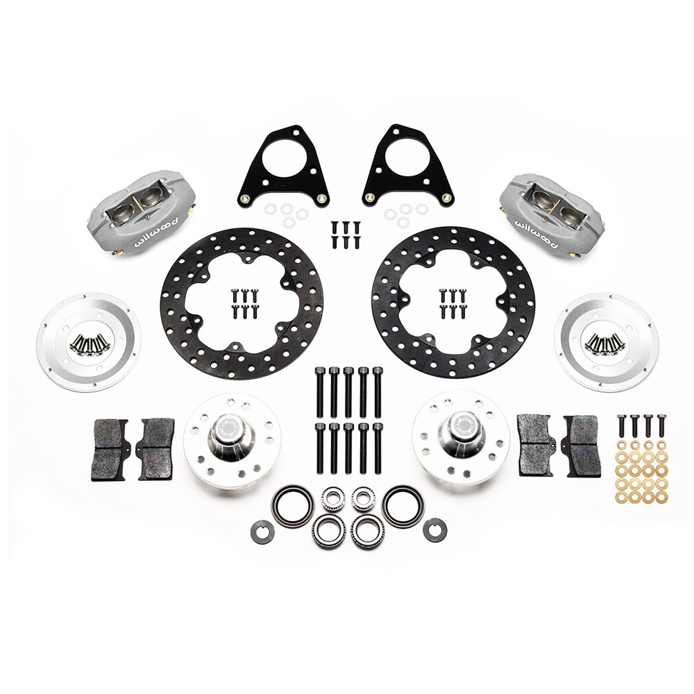 Wilwood Forged Dynalite Front Drag Brake Kit, 1987 - 1993 Mustang, 1984 - 1986 SVO 5 Lug 140-4503-BD