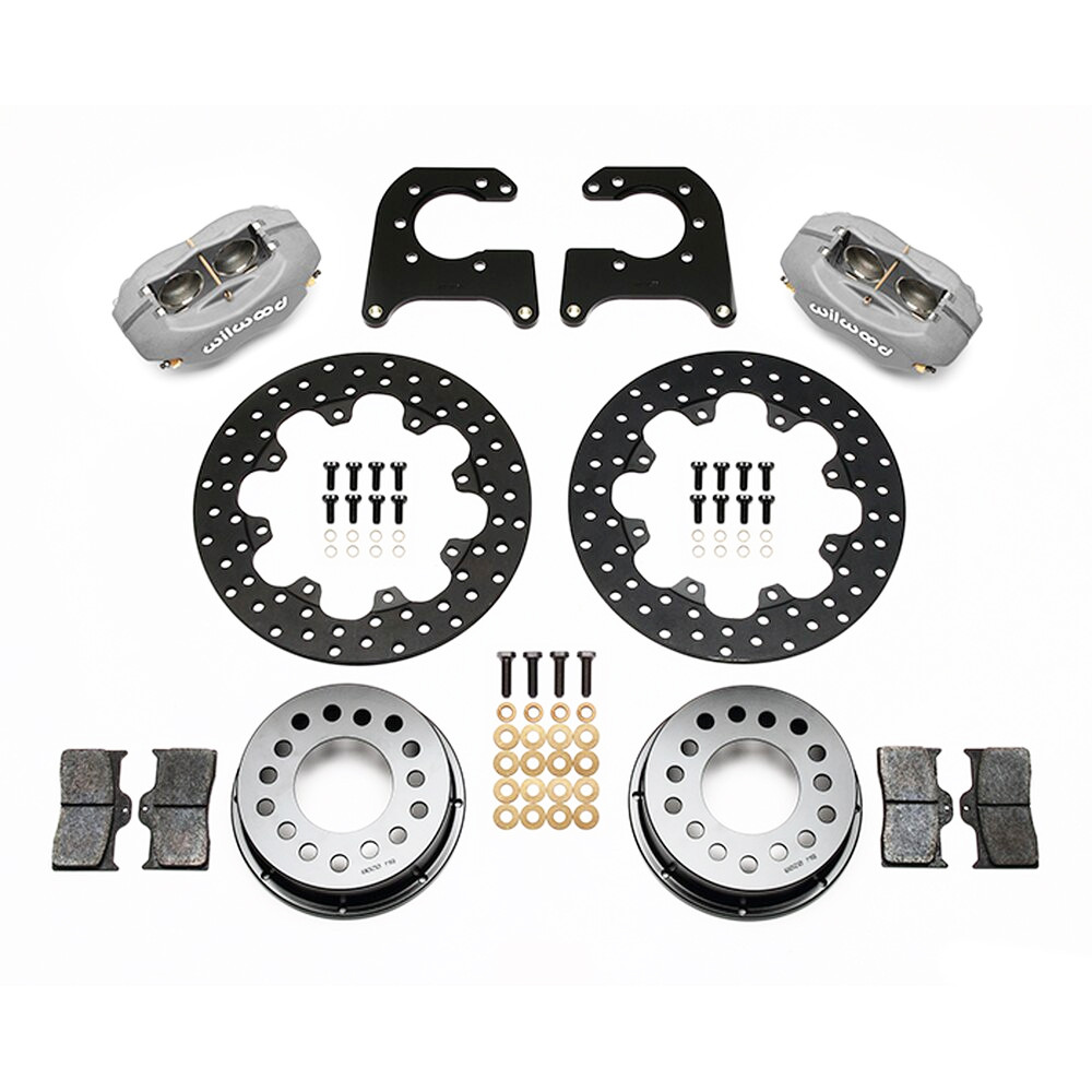 Wilwood Forged Dynalite Rear Drag Brake Kit for 1958 - 1964 Olds/Pontiac Ends, 2.91 in. Offset 140-0264-BD