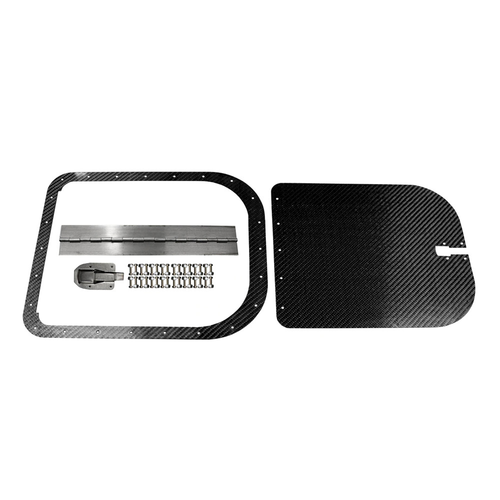 Access Door Kit, Surface Mount, Carbon Fiber, Extra Large