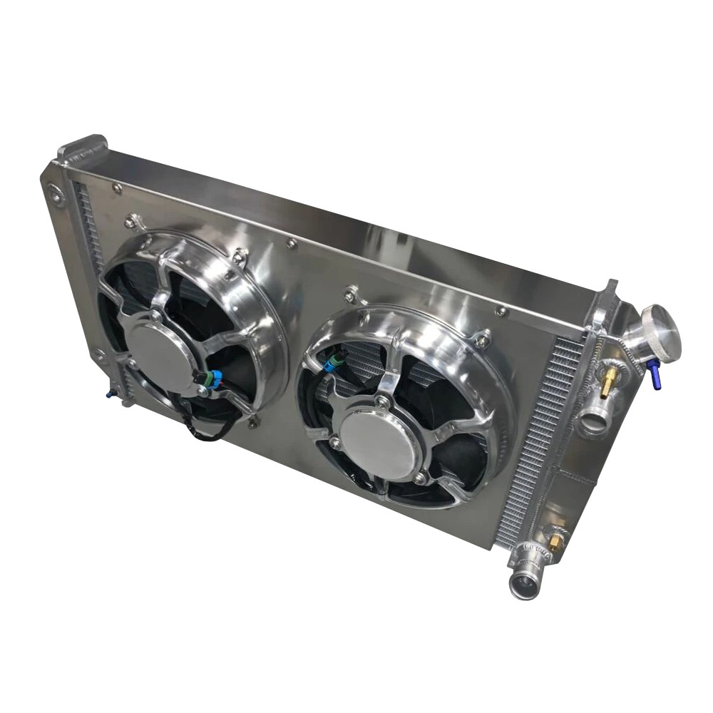 Entropy Radiator 1967-1972 Chevy Pickup LSX Radiator with Dual HPX Fans