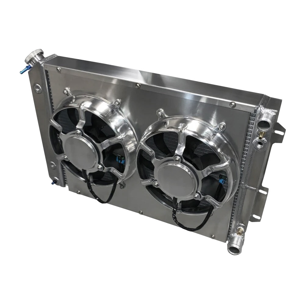 Entropy Radiator 1967-1969 Camaro LSX Aluminum Swap Radiator with Dual HPX Fans