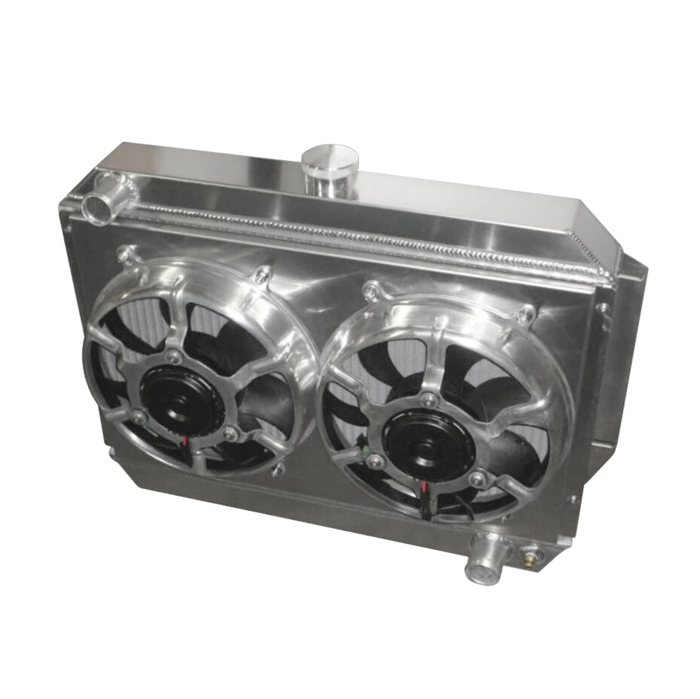 Entropy Radiator 1966-1967 Chevelle Aluminum Radiator with Dual HPX Fans