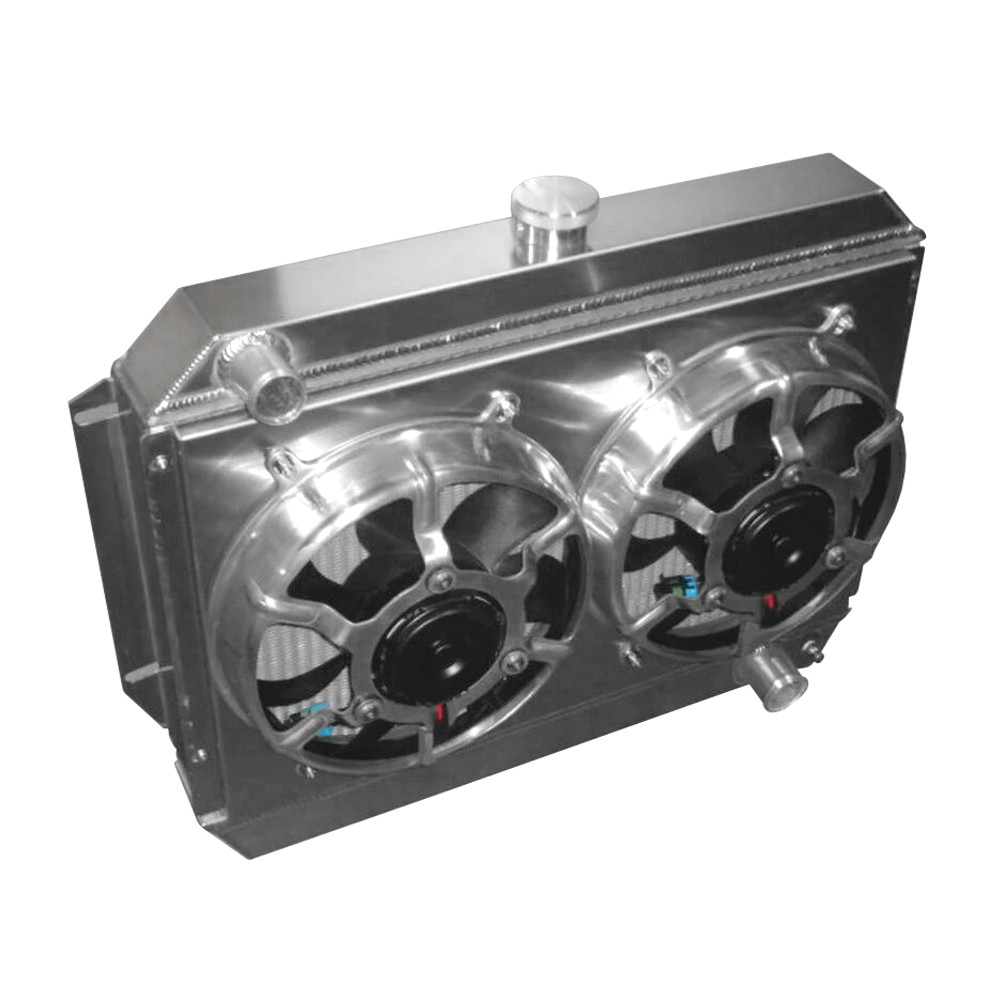 Entropy 1959-1968 Impala Dual HXPX Fan Alum Radiator | Quarter-Max