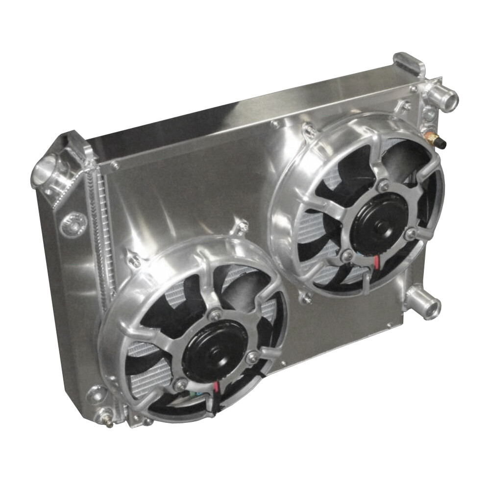 Entropy 1968-1974 Nova LSX Conversion Radiator with Dual HPX Fans