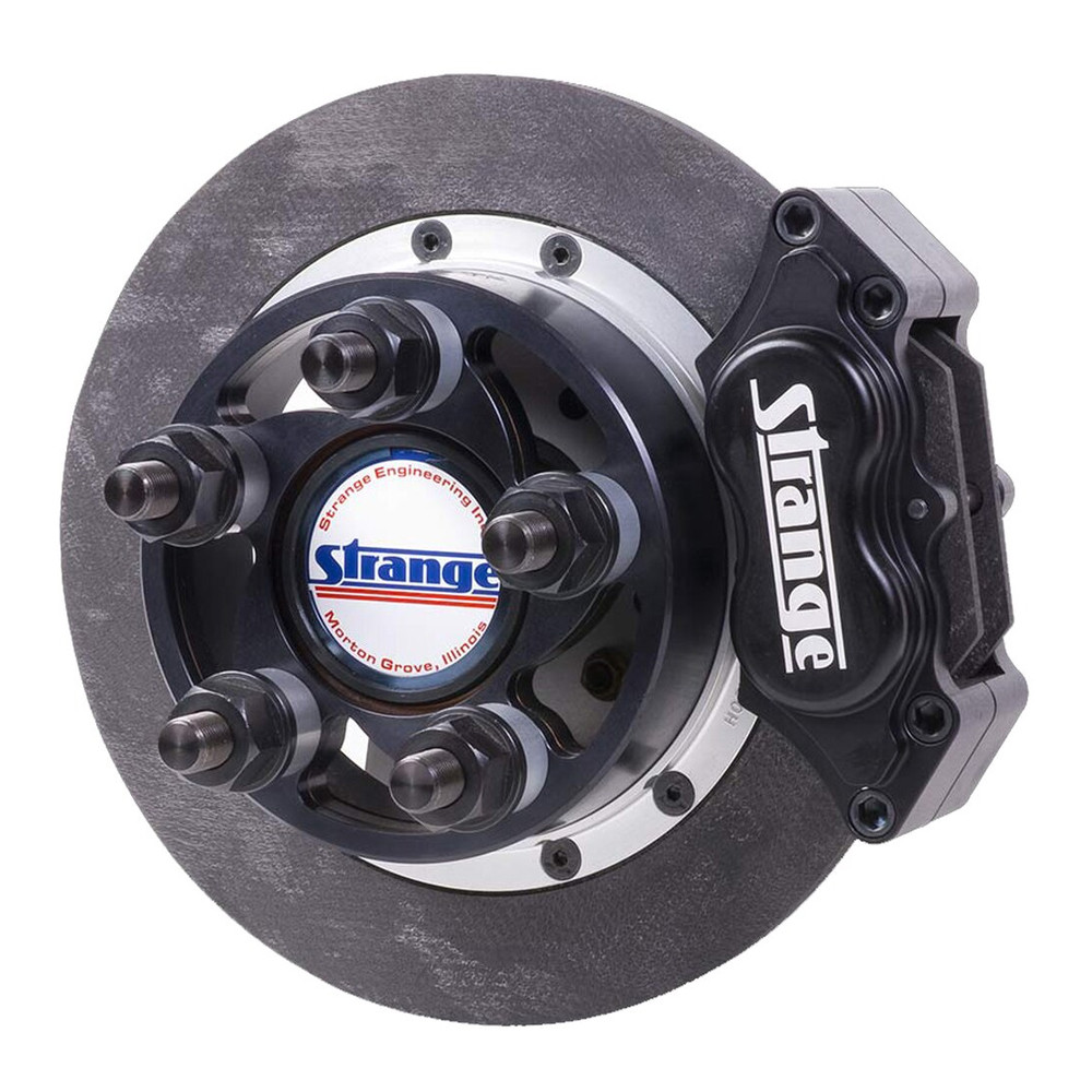 Strange Engineering C18085UC Pro Carbon Rear Brake Kit for Early Big Ford Ends, 5" BC, 2.332" Offset