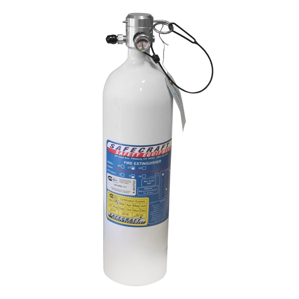 Safecraft 5 Lb Replacement Bottle, Fluoro FS Fire Protection Fluid LT5J