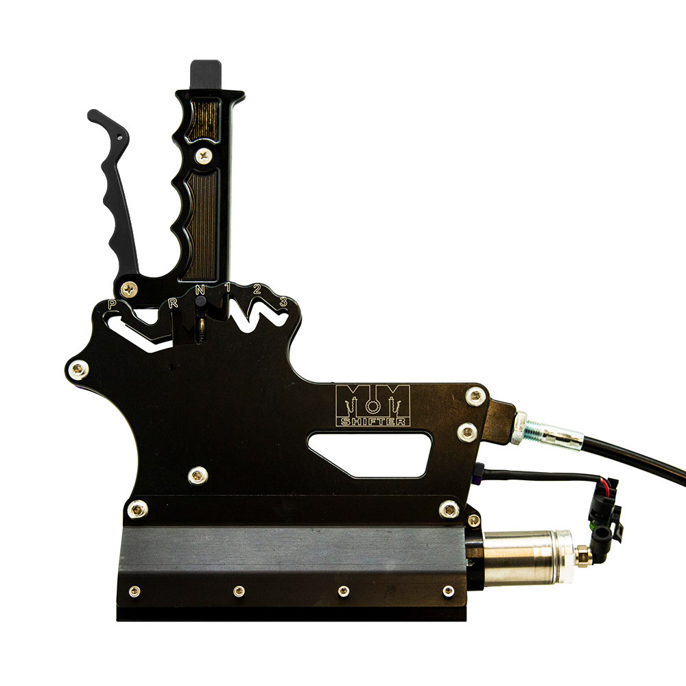 M&M 3-Speed Reverse Pattern Shifter, Black | Quarter-Max