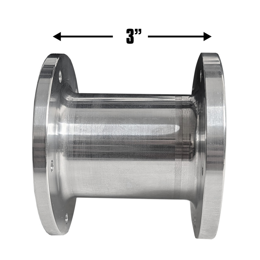 QM Billet Steering Wheel Hub Extension Kit, 3 In., Raw (QM-203103-3R)