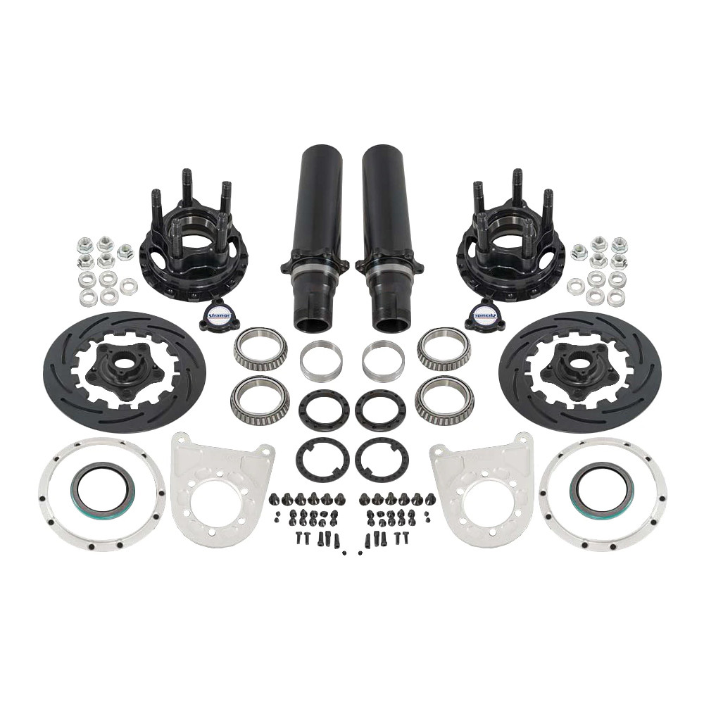 Strange Engineering F22064WC 40 Spline Floater Kit for 4-3/4" BC, Includes Pro Carbon Brake Kit