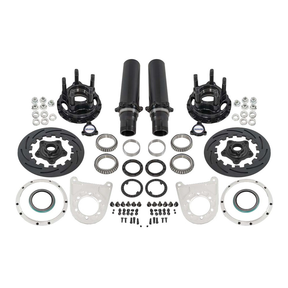 Strange Engineering F22065WC 40 Spline Floater Kit for 5" BC, Includes Pro Carbon Brake Kit