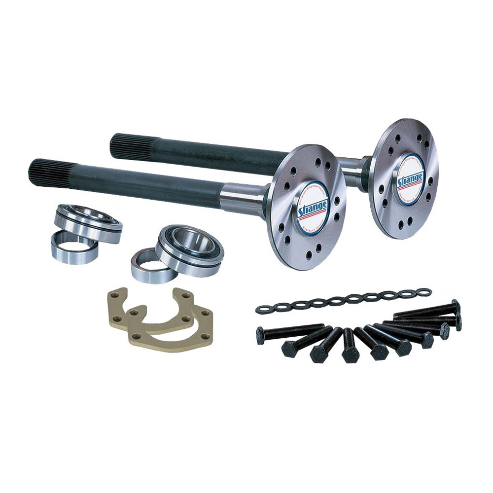 Strange Engineering P1008 Pro Race Axles, Retainer Plates, Bearings, & 1/2" Stud Kit