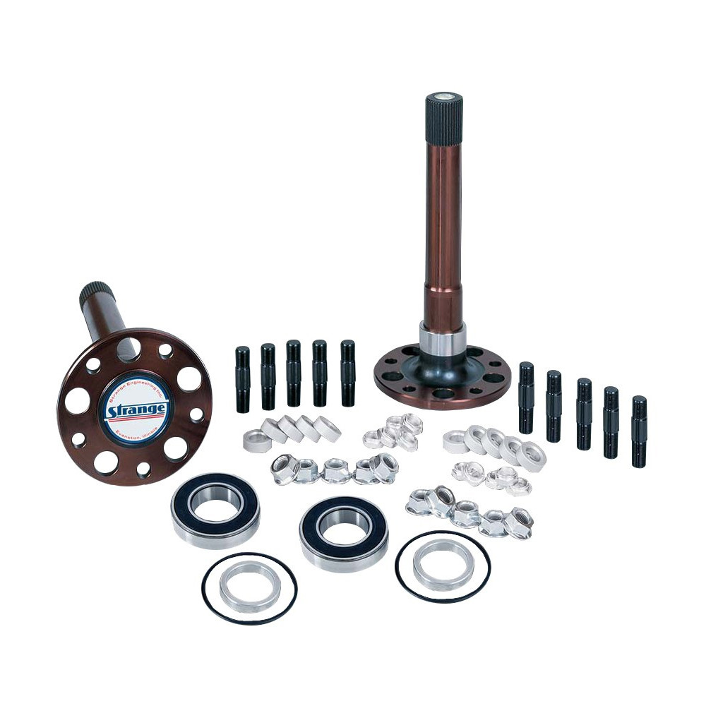Strange Engineering P1015 Pro Race 40 Spline Gun Drilled Axles, 3.350" Axle Bearings, & 5/8" Stud Kit