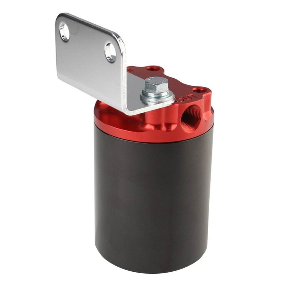 Aeromotive 12319 SS Series Filter, Canister, 100-m Stainless Mesh Element, 3/8" NPT, Red/Black