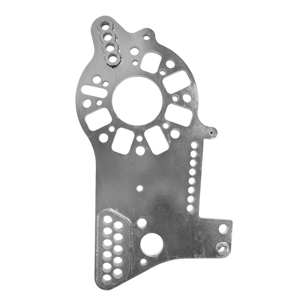 Quarter-Max 201221-2-AS Strange Modular Extreme Pro Series 4-Link Housing Brackets for Billet Adjustable Shock Mounts with Doublers, Welded, 4130