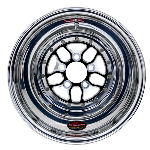 Billet Specialties BCS076166550 Comp 7, 16 in. x 16 in., 5 in. x 4.5" in., 5 in. BS, Black