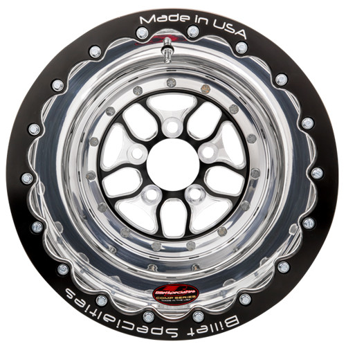Billet Specialties BCD076167340 Comp 7 DBL, 16 in. x 16 in., 5 in. x 5 in., 5 in. BS, Black