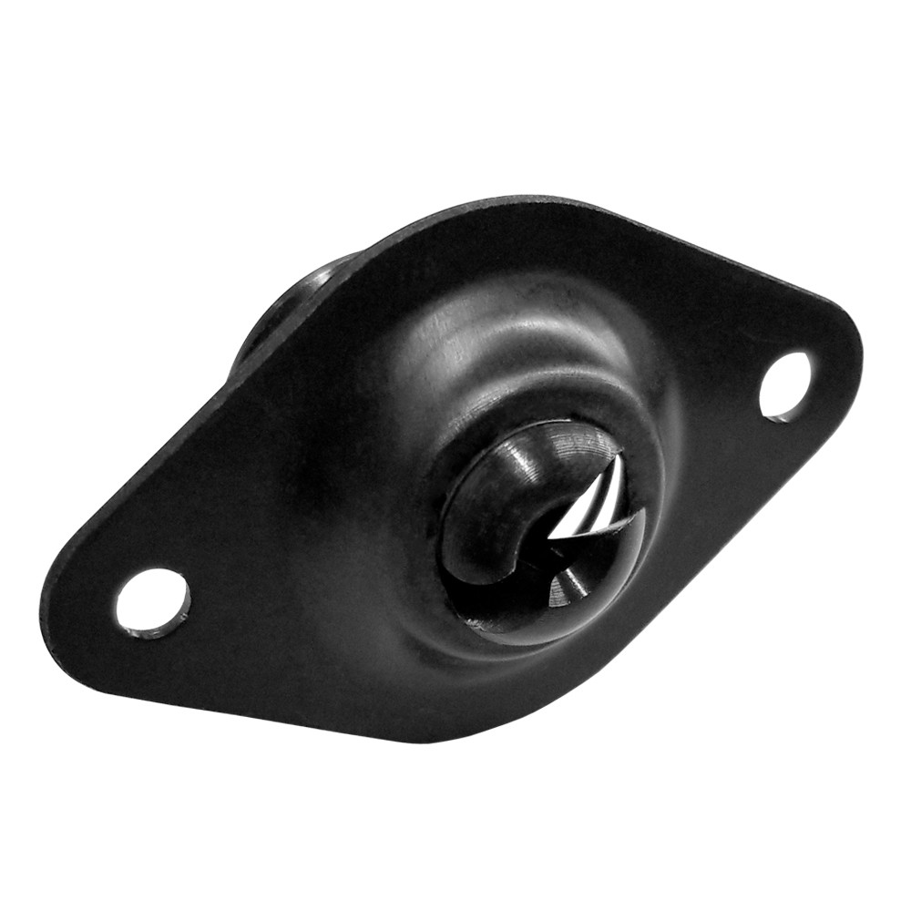 7/16 in. Self-Ejecting Flush Allen Head Quarter Turn Fastener, Aluminum, Black Anodized, .500 in. Grip Length