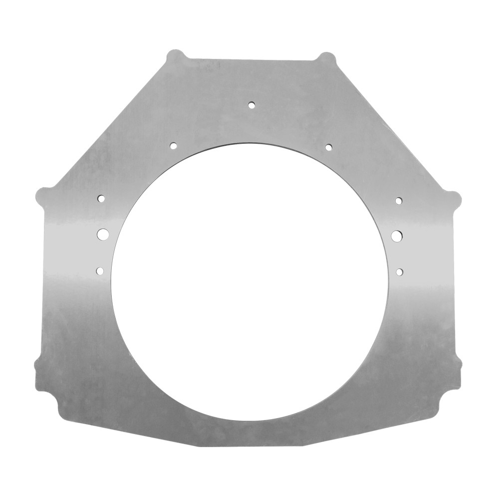 Big Block Chevy Pro Mod Double Frame Rail Midplate, 14-1/2" Center Hole