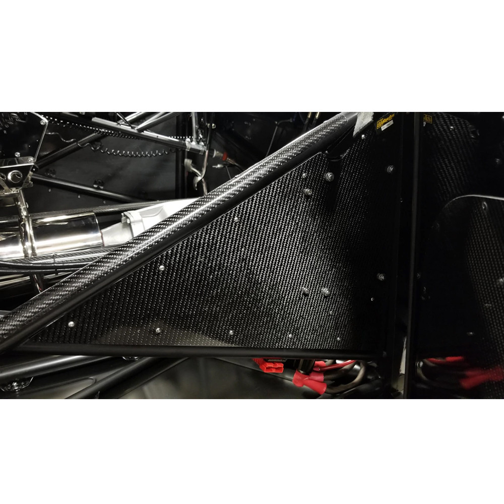 Quarter-Max Carbon Fiber Tube Protector - Installed