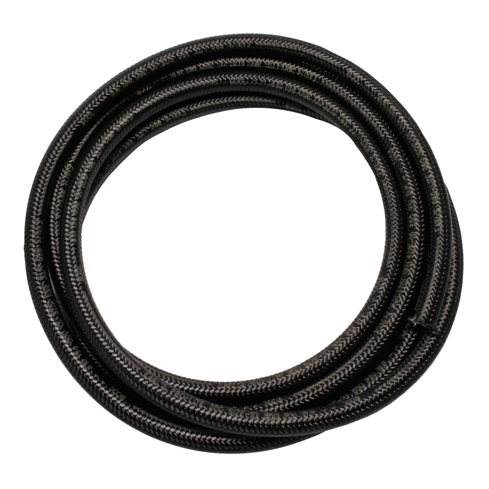 -10 AN Nylon Hose, Black