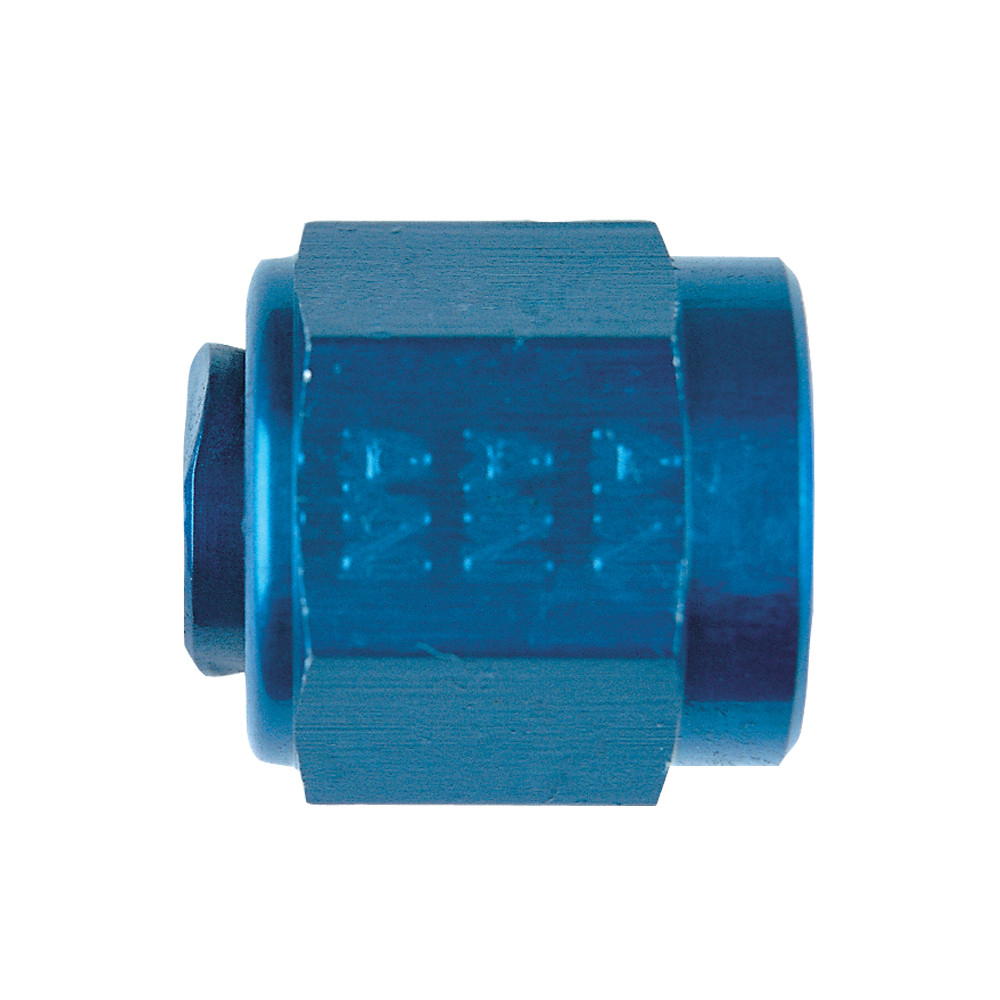 -8 AN Cap, Aluminum, Blue