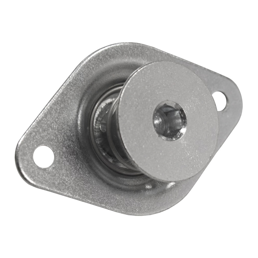 7/16 in. Self-Ejecting Flush Allen Head Quarter Turn Fastener, Steel, Silver, .600 in. Grip Length