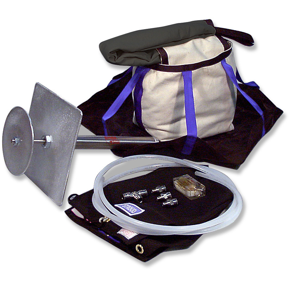 Stroud Comp Eliminator Parachute with Large Air/Pneumatic Launcher Kit