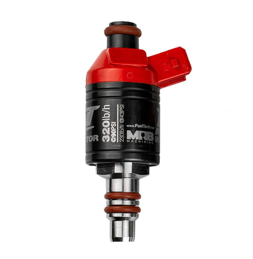 FT Fuel Injector, 320 LB/H, O-Ring/-4 AN Fitting, Set of 8