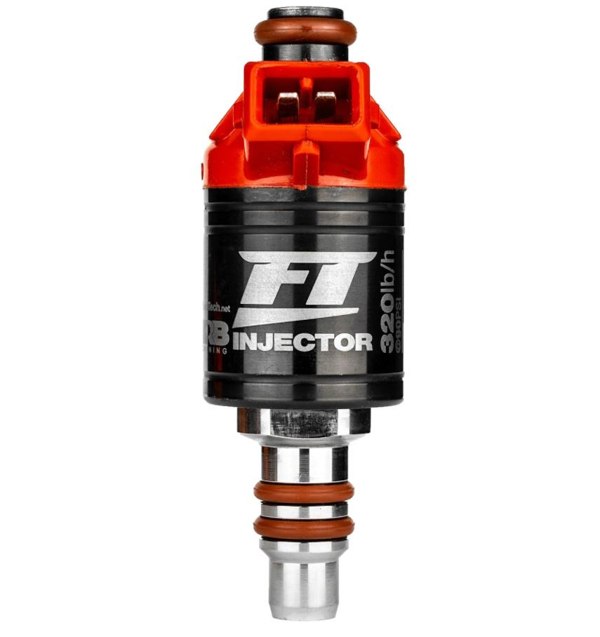 FT Fuel Injector, 320 LB/H, O-Ring/-6 ORB Fitting, Set of 4